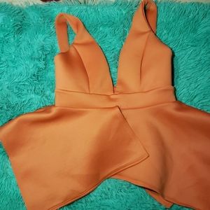 Akira orange flir shirt